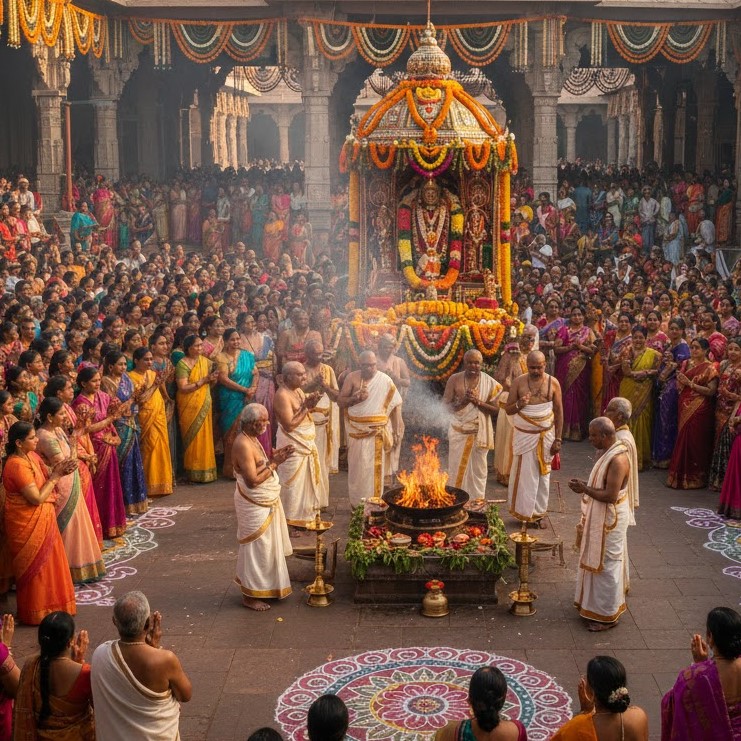 3rd day of religious activities held with devotion